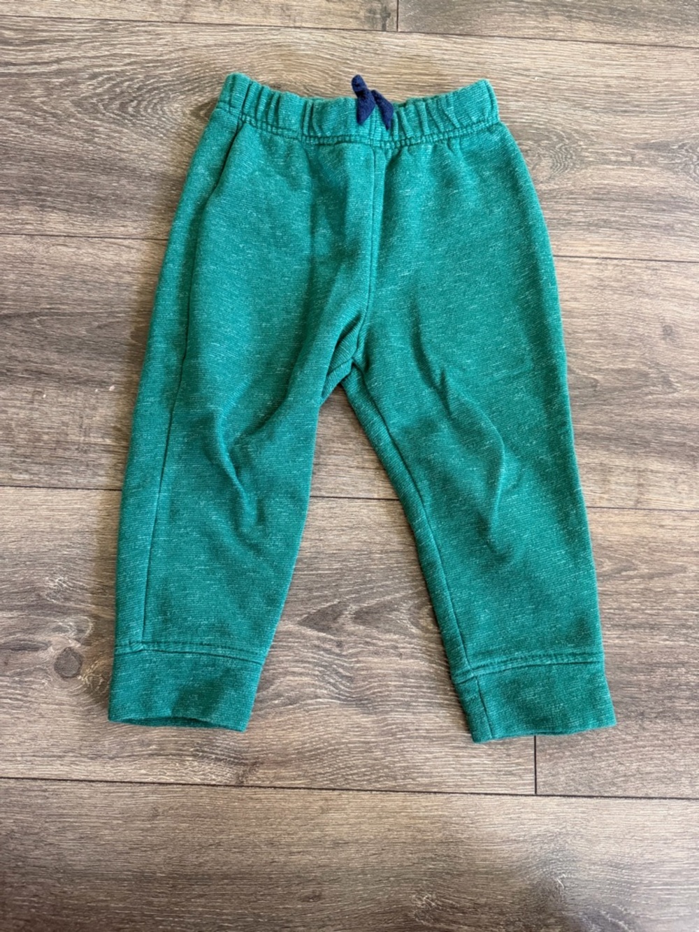Sz 2t Green Cozy Sweatpants - Elastic Waist